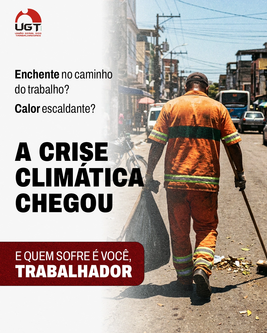 UGT carousel cover about climate change and workers